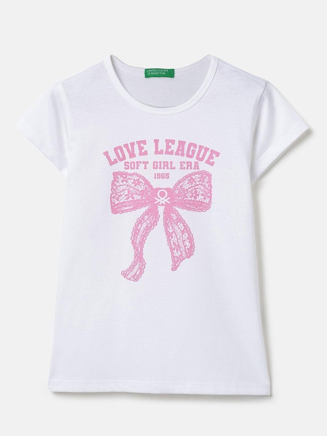 United Colors of Benetton Girls Cotton Tshirts