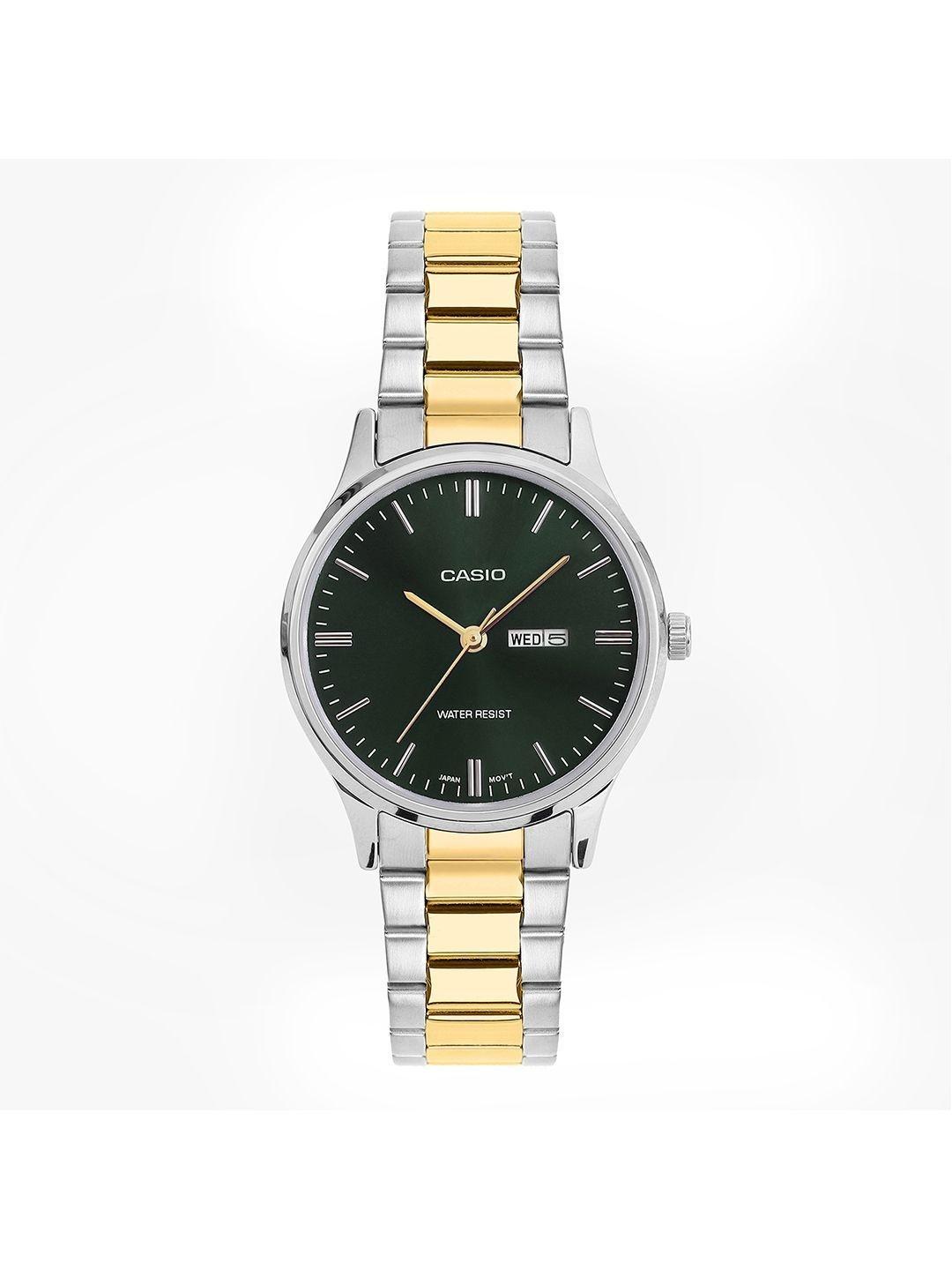 Buy CASIO Dial & Stainless Steel Bracelet Style Straps Analogue Date Aperture Watch A2513 - - Accessories for Women