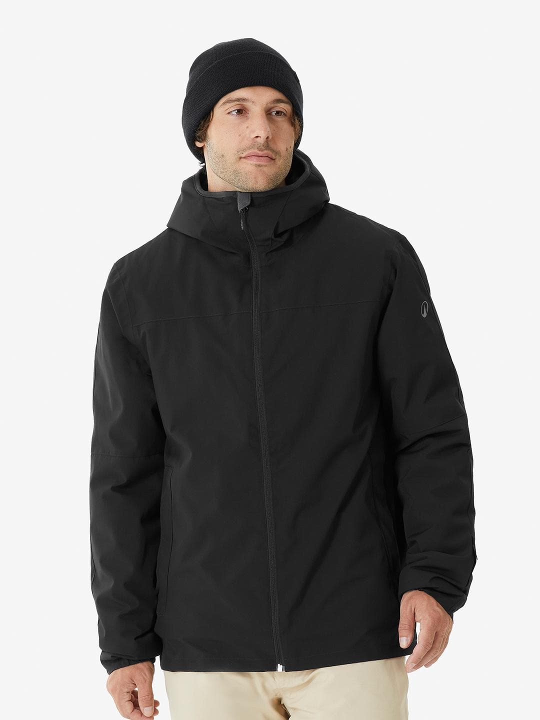 Decathlon Wedze - Men Black SNB 100 Waterproof Winter Jackets