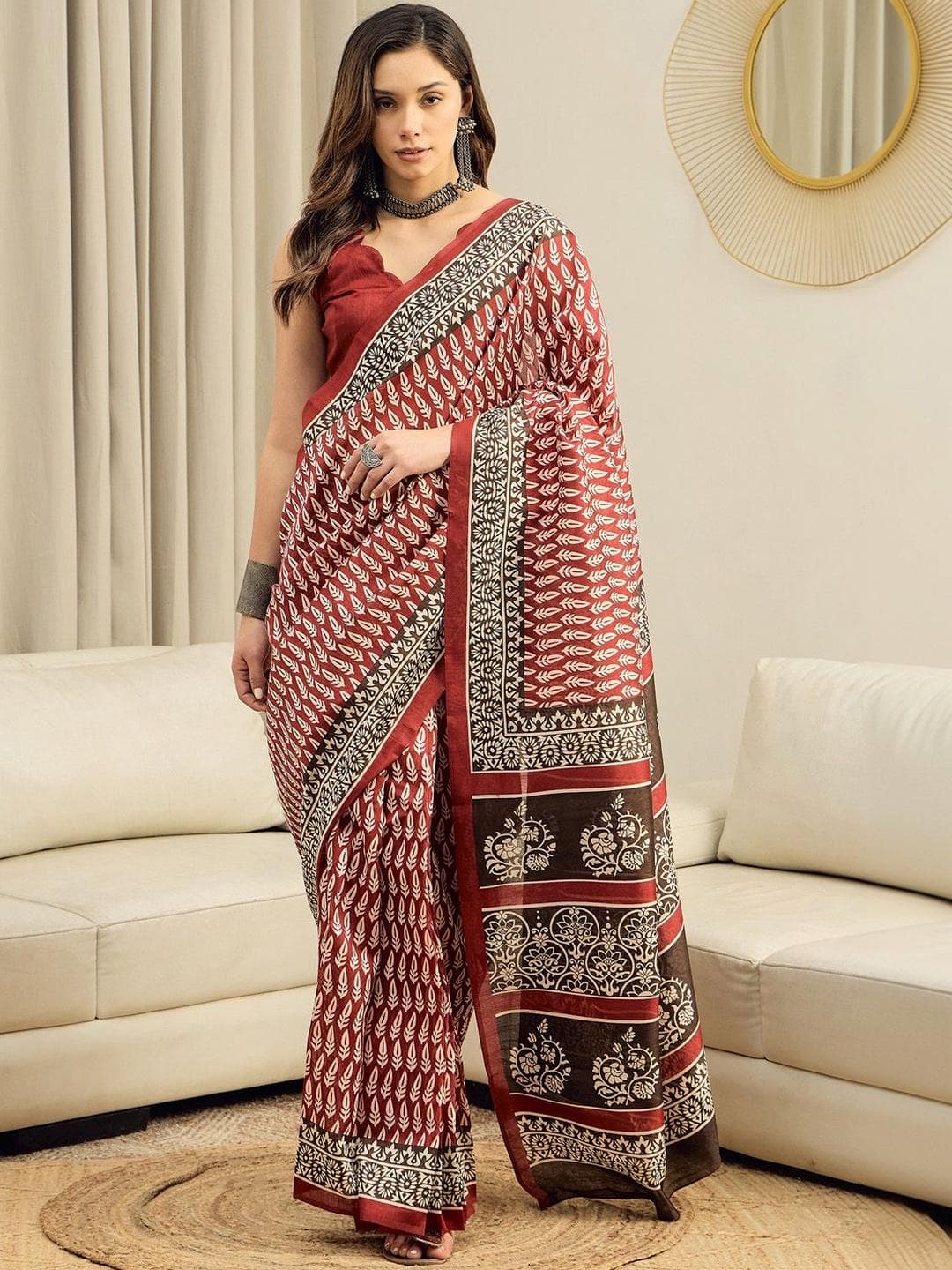 Mitera Bagh Ready To Wear Dabu Saree