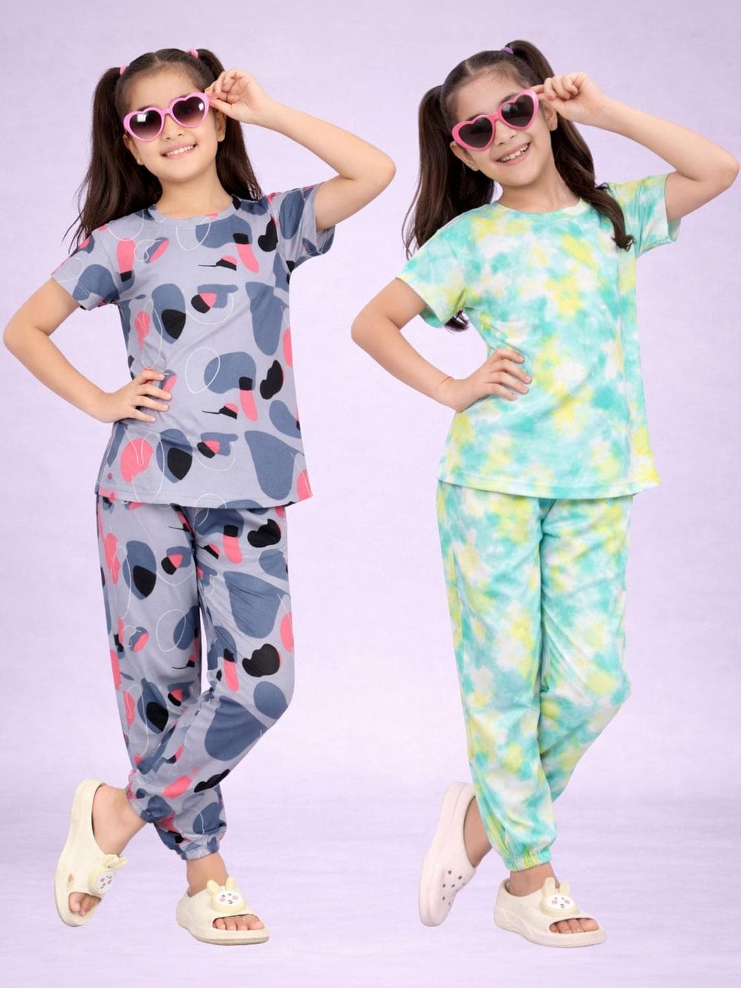 BAESD Girls Printed Night suits