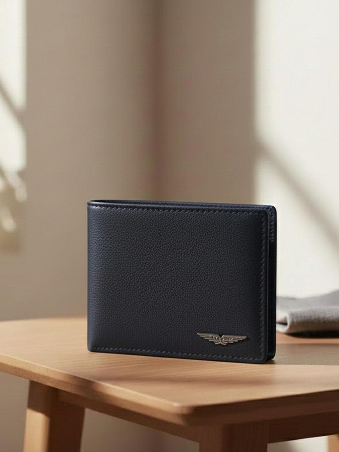 Police Men Leather Two Fold Wallet