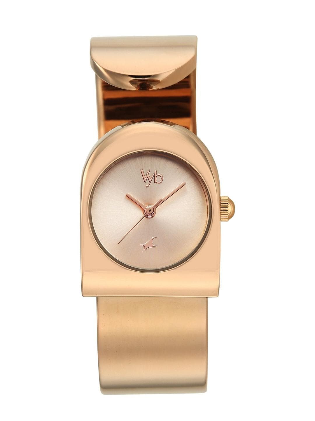 Buy Fastrack Girls Vyb Striker Quartz Analog Rose Gold Dial Watch FV60130WM01W - - Accessories for Women