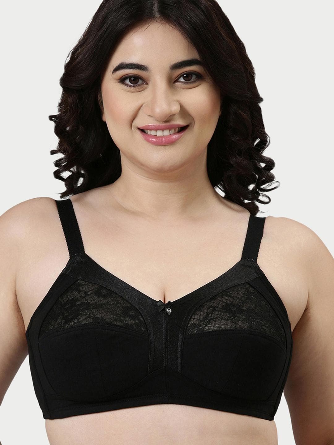 Enamor Non Padded Wirefree Full Coverage Super Contouring M-Frame Full Support Bra A014