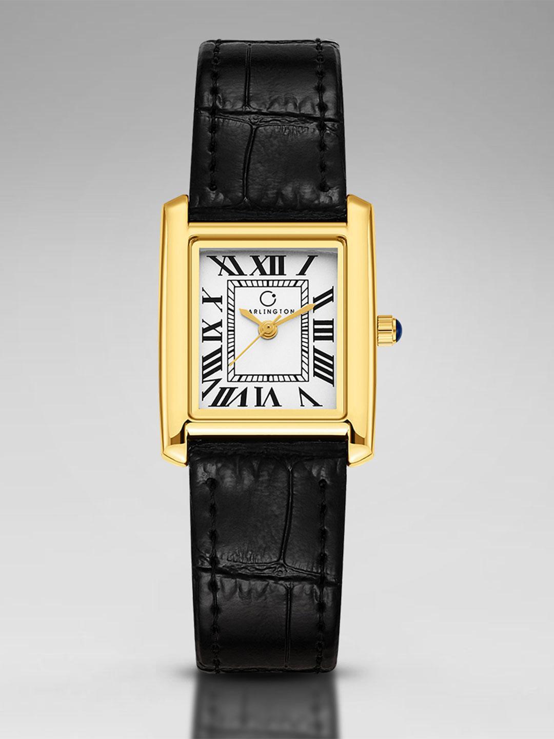 Buy CARLINGTON Women Dial & Leather Straps Analogue Watch Aura 208 Black - - Accessories for Women