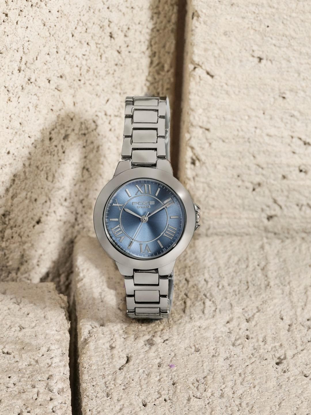 Sonata Women Poze 8 Quartz Analog Blue Dial Watch - SP80158SM01W
