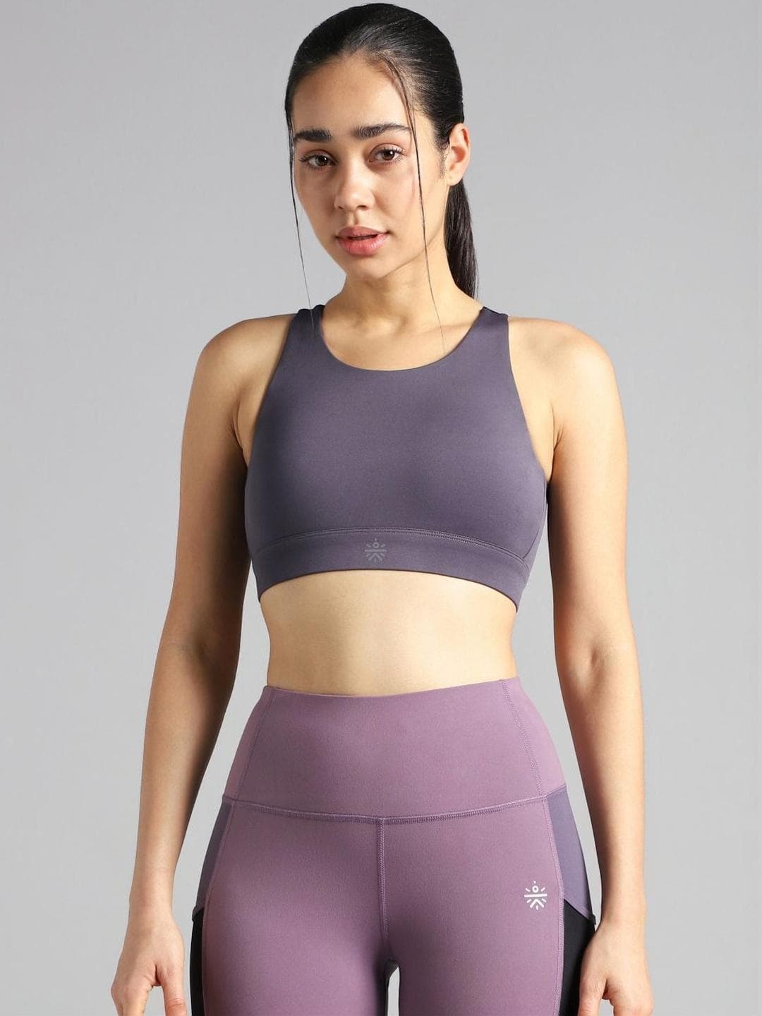 CULT Women's Purple High Impact Running Bra