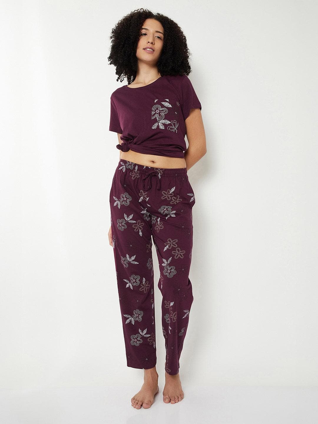 max Women Printed Night suit