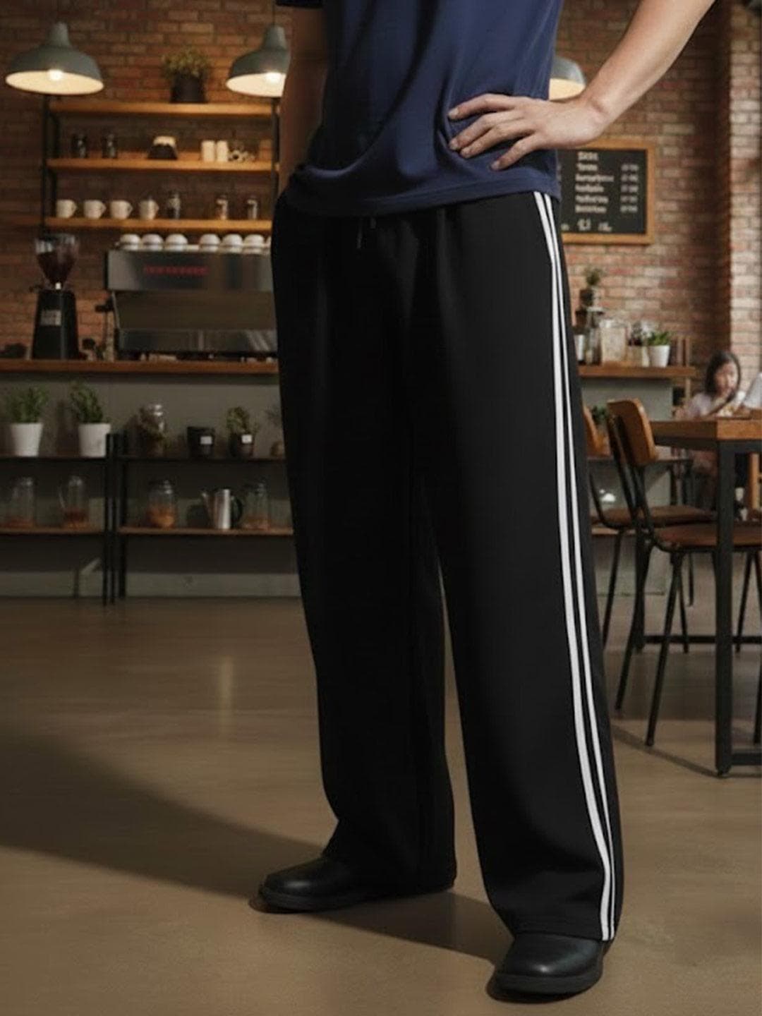 dockstreet Men Pure Cotton Relaxed Fit Track Pants