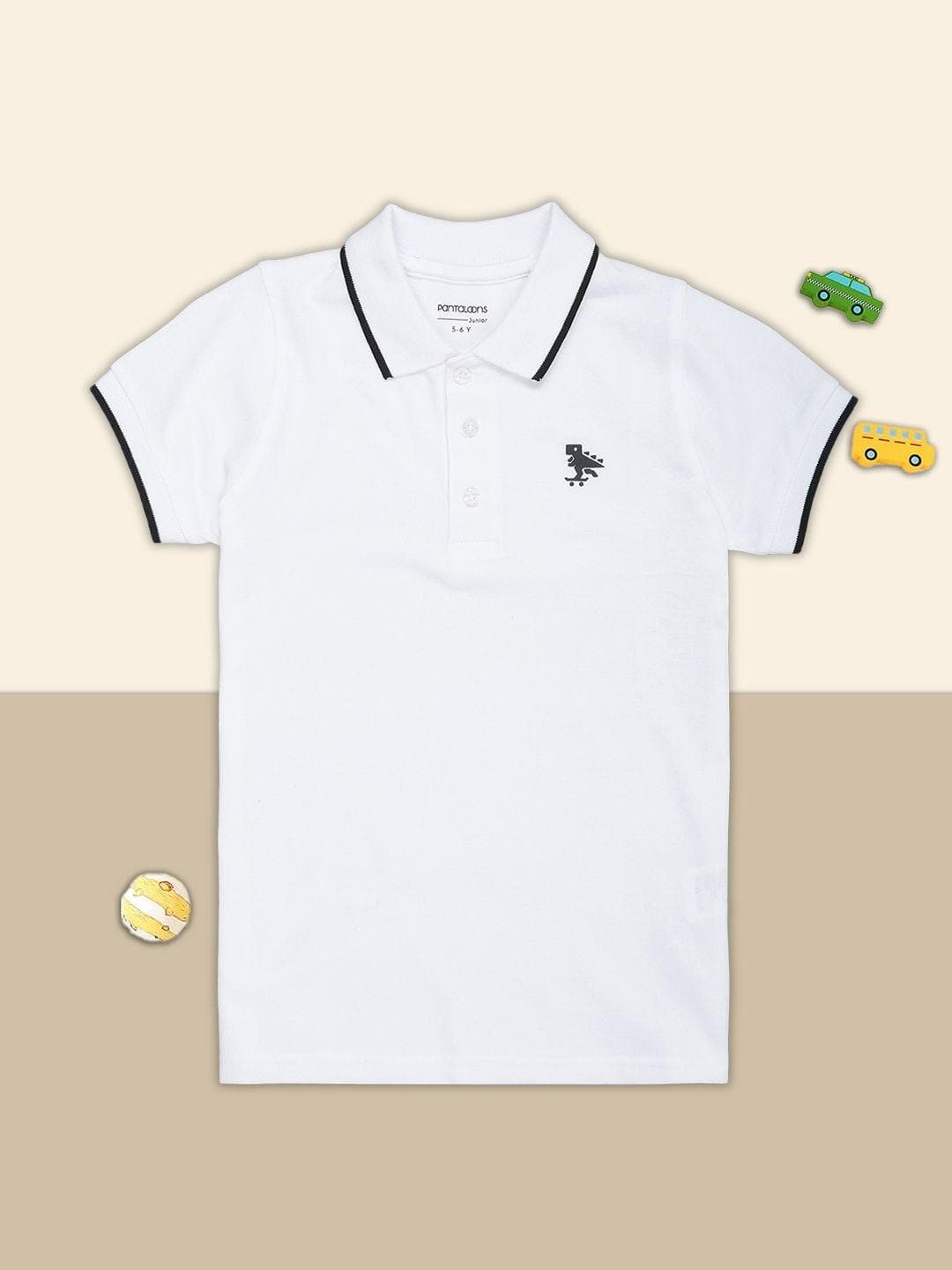 Pantaloons Junior Boys Polo Collar T-shirt