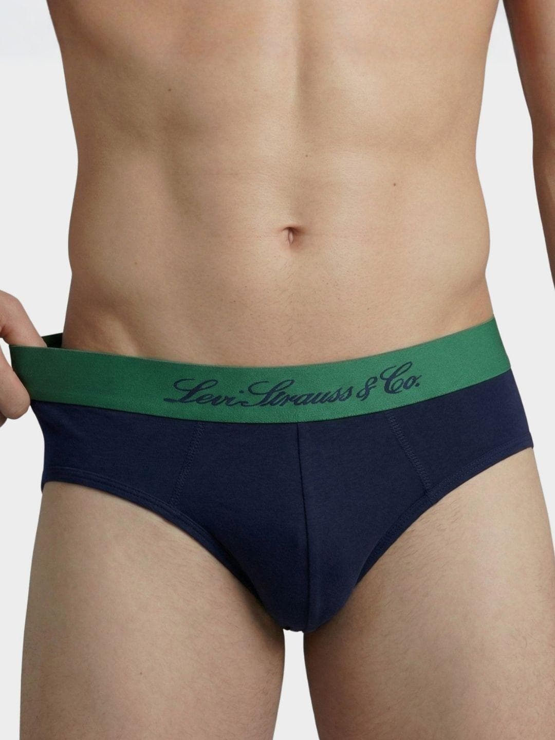 Levis Men Cotton 4-Way Stretch Outer Elastic Waistband Elite Heritage Brief 073