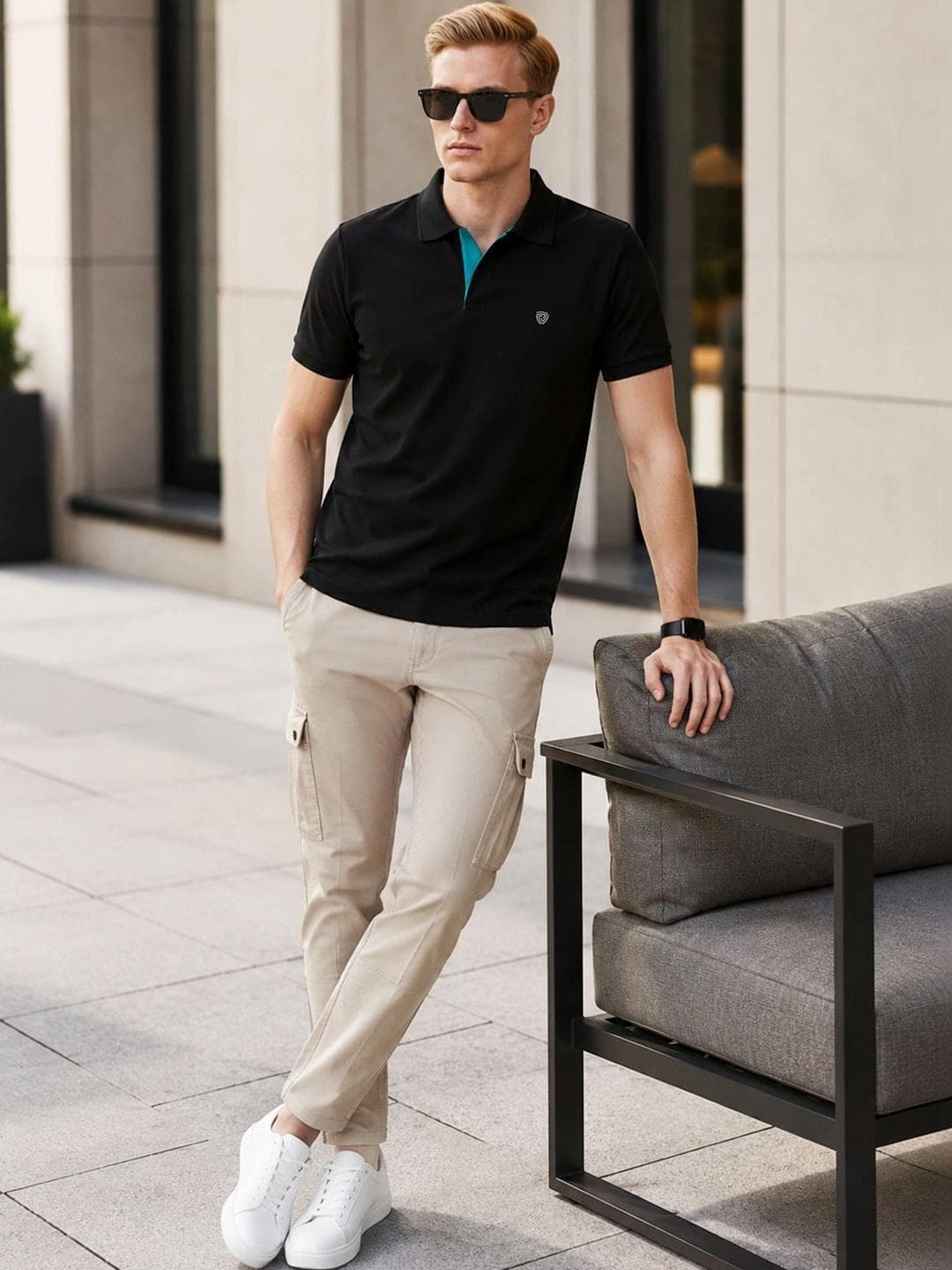 Buy Lux Cozi Polo Collar Lounge Tshirts - - Apparel for Men