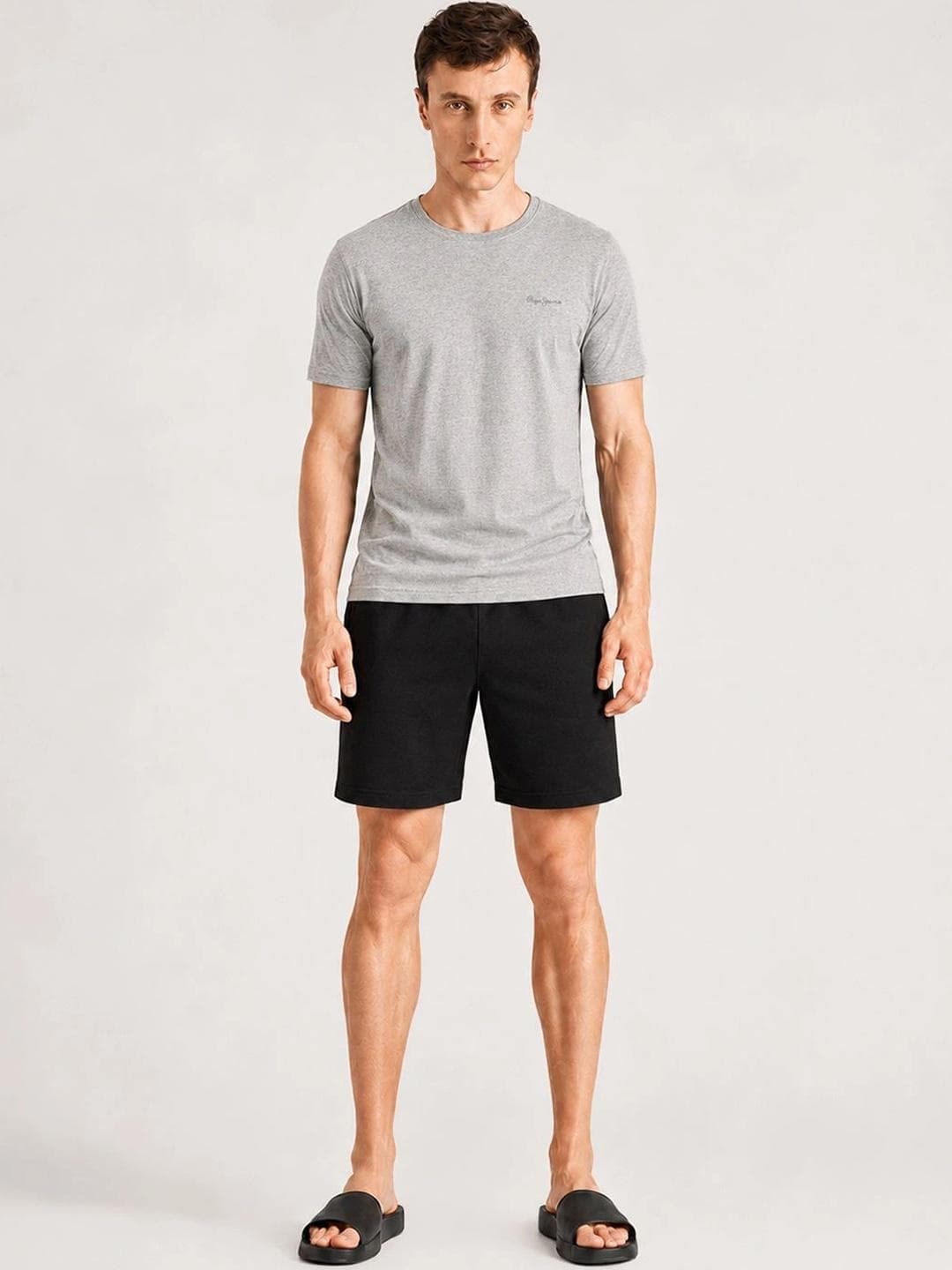 Buy Pepe Jeans Men Crew Neck Relaxed Fit Lounge Tshirt - - Apparel for Men
