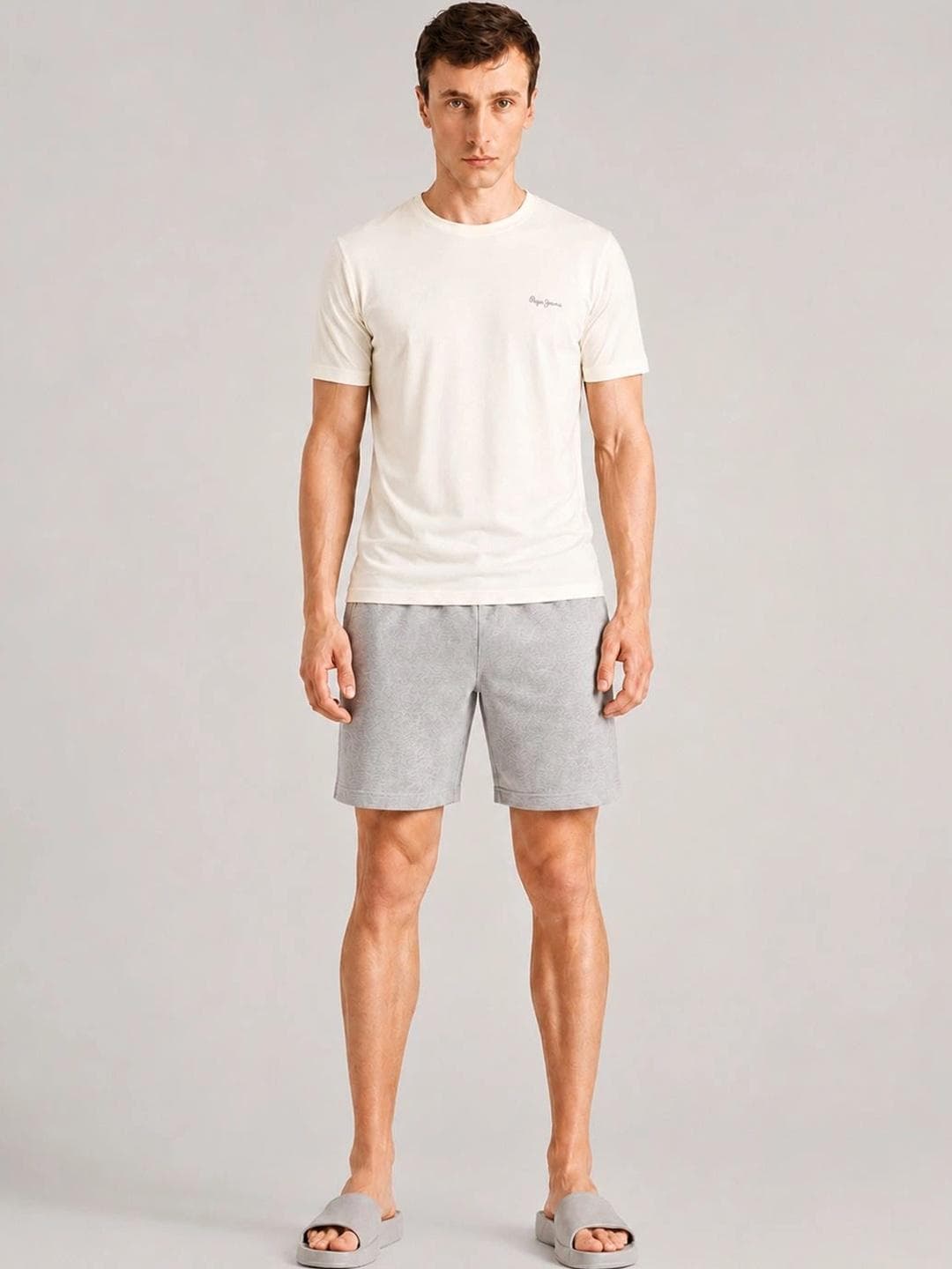 Buy Pepe Jeans Mens Cotton Round Neck Lounge Tshirts - - Apparel for Men