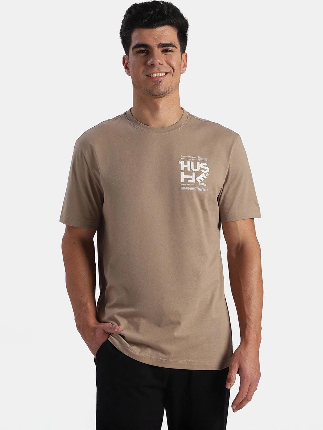 Jockey Super Combed Cotton Rich Graphic Printed Round Neck Half Sleeve T-Shirt - 2718