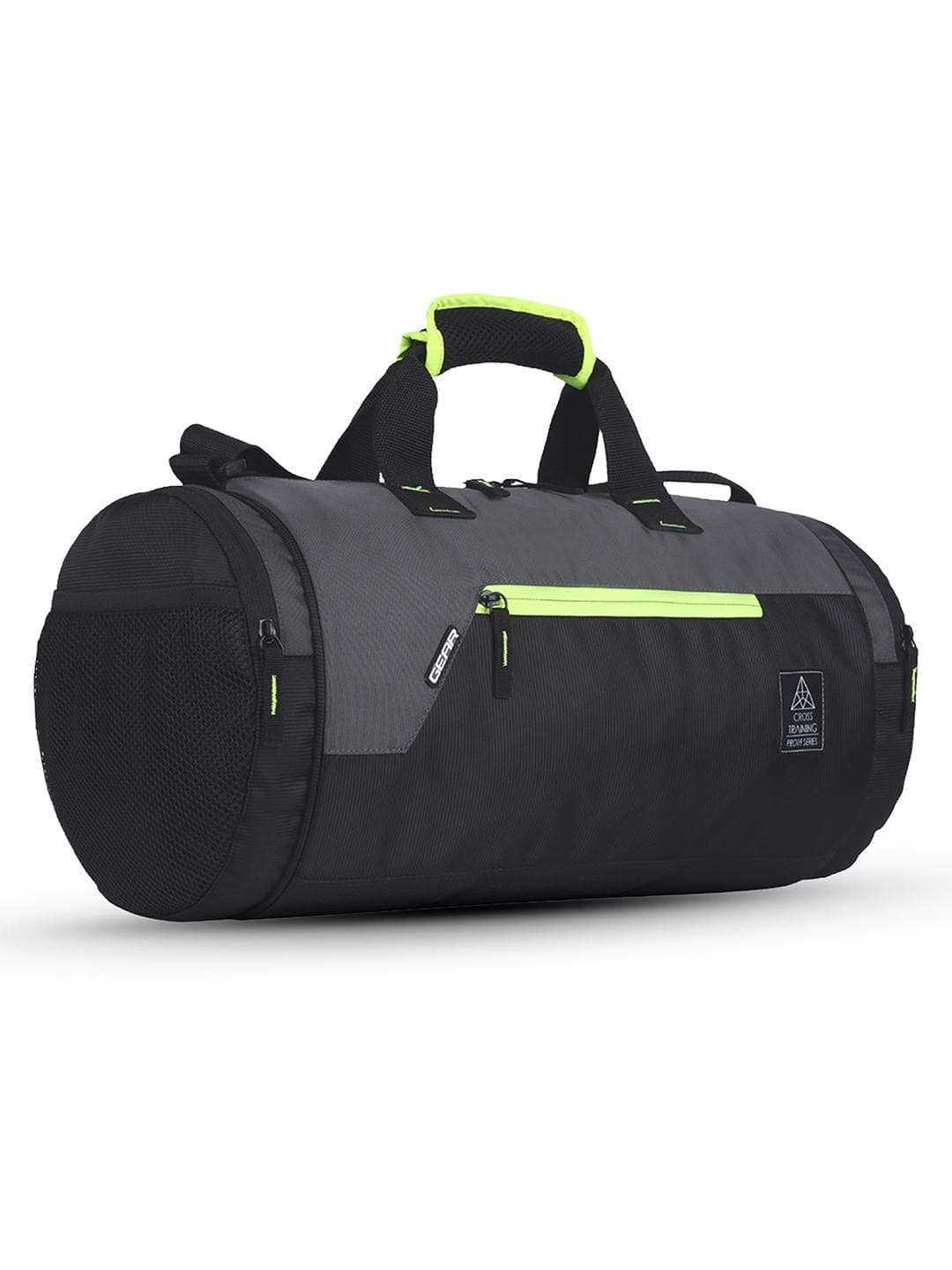 Buy Gear Unisex Black & Grey Colourblocked Cross Training Duffel Bag - - Accessories for Unisex