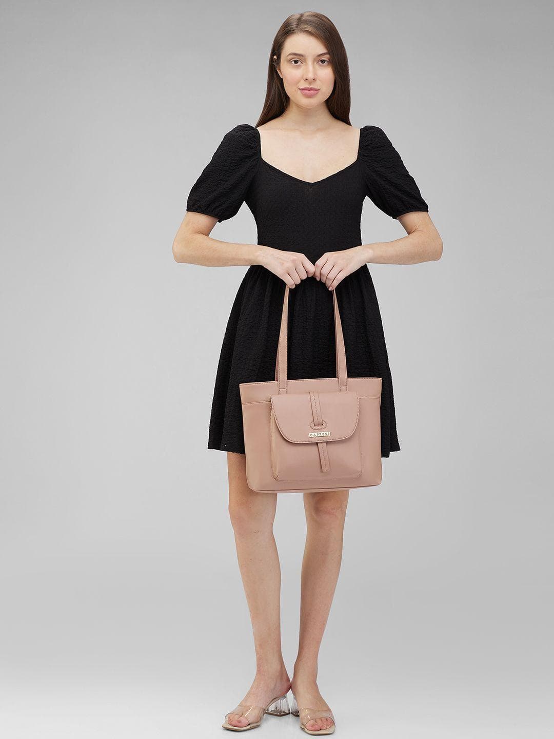 Buy Caprese Sabeera Women Blush Large Tote Bag - - Accessories for Women