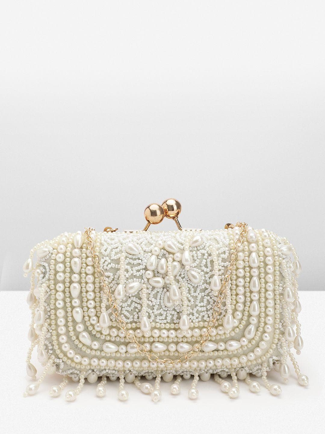 Buy Anouk Embroidered Box Clutch - - Accessories for Women