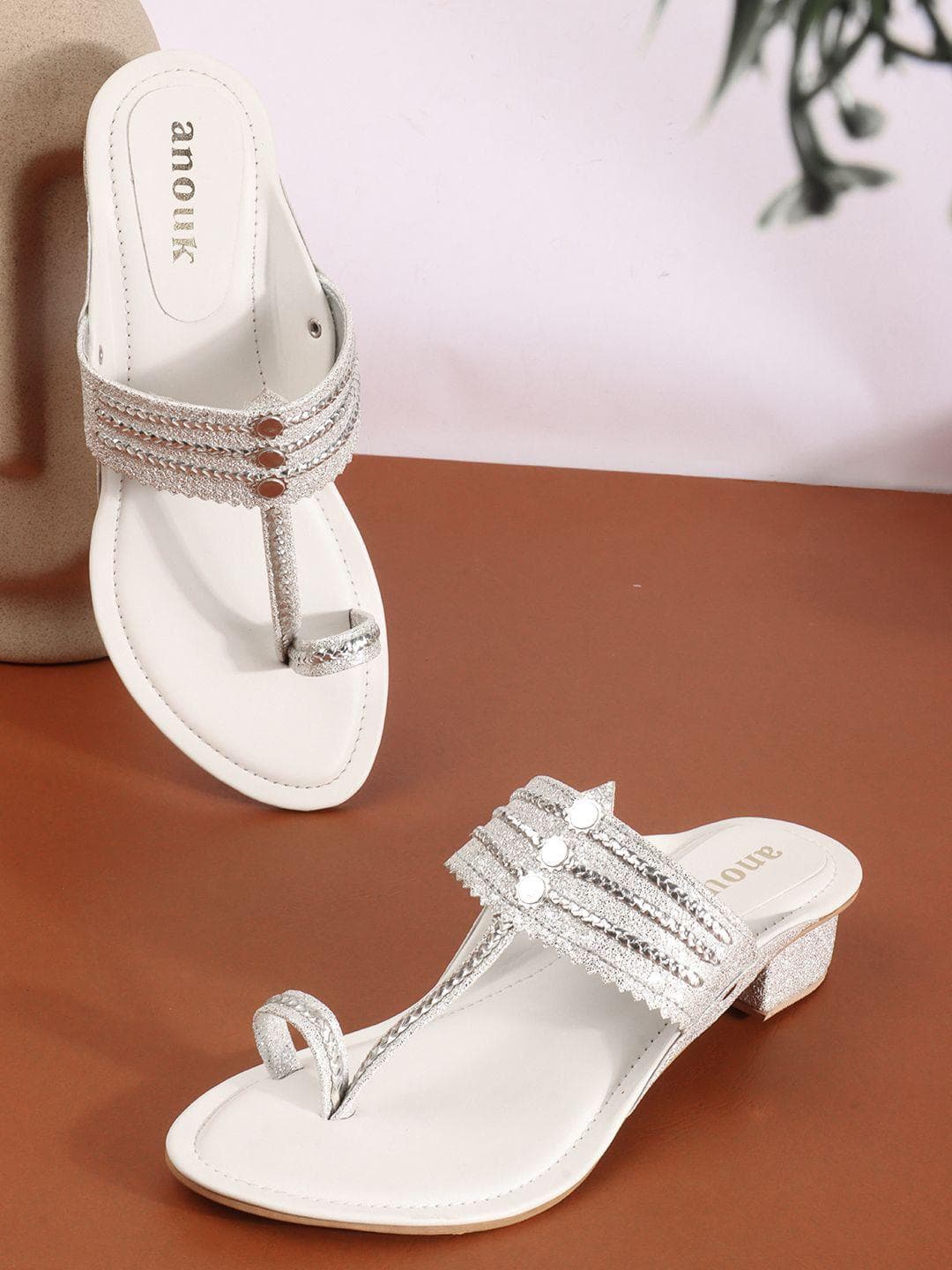 Anouk Women Ethnic Block Heel Sandals