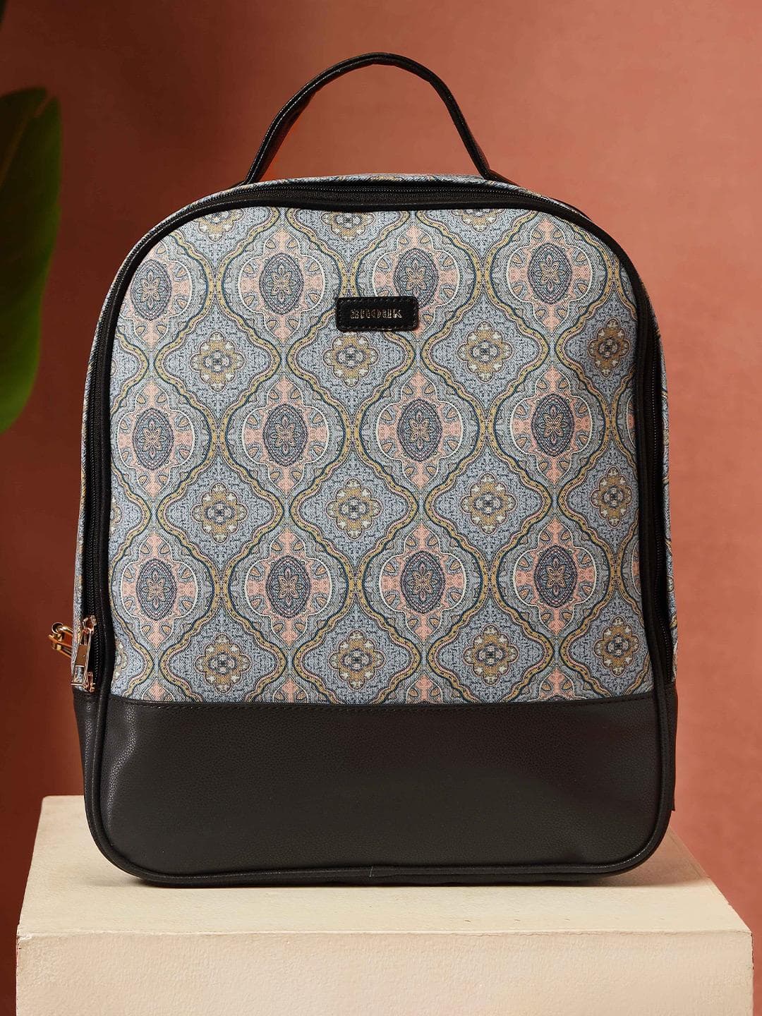 Anouk Women Printed Ethnic Office Backpack