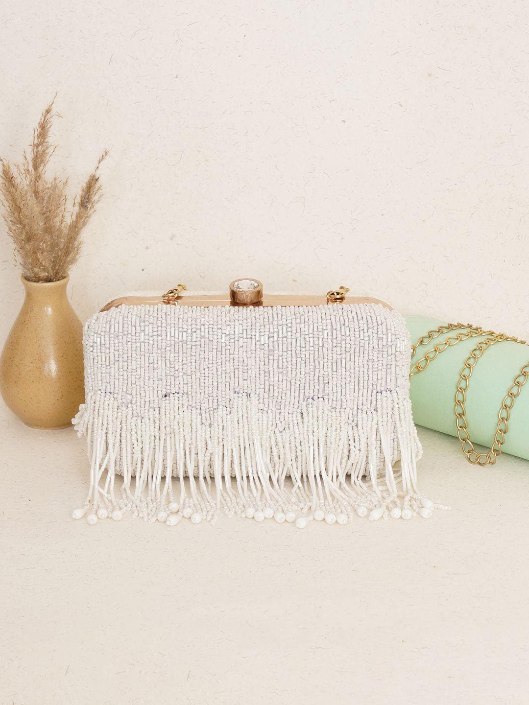 Buy Anouk Embroidered Box Clutch - - Accessories for Women