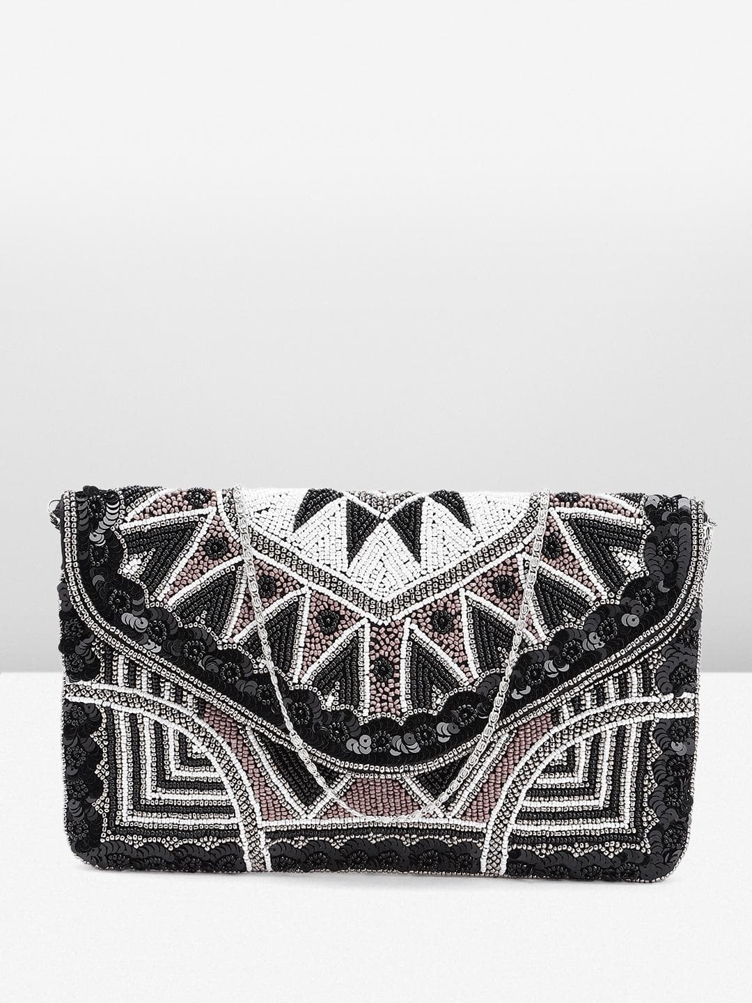 Anouk Embellished Envelope Clutch