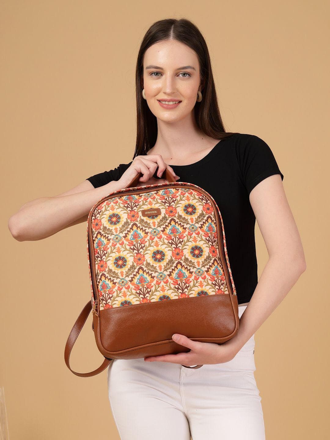 Anouk Women Printed Backpack