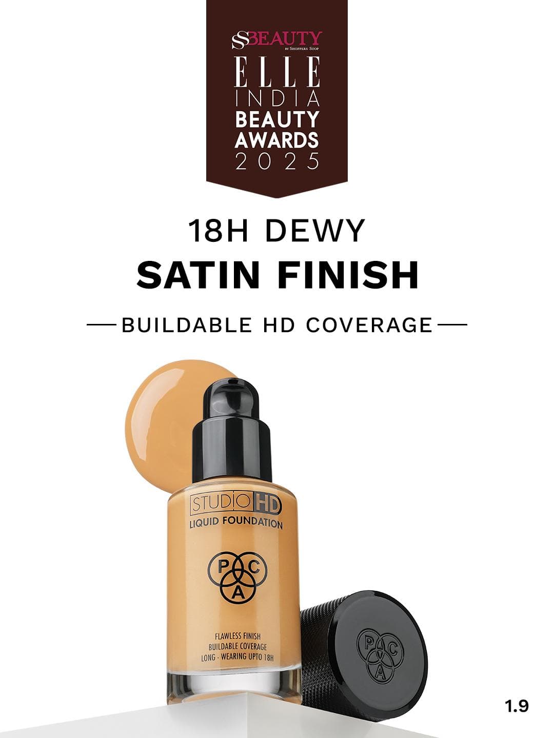 Buy PAC Studio HD Liquid Foundation With Dewy Satin Finish Buildable Coverage 1.9 28 Ml - - Personal Care for Women