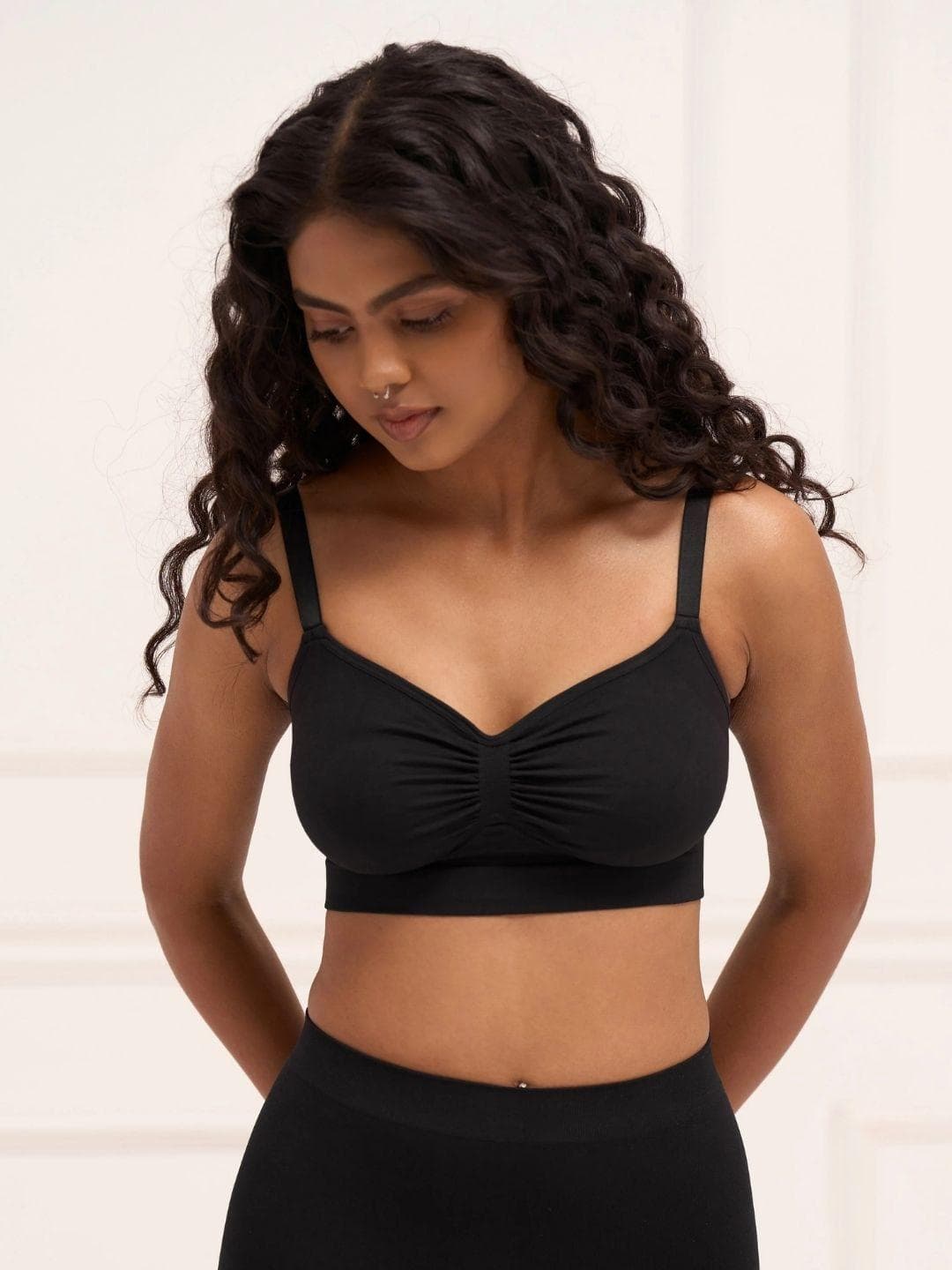 Buy Underneat Women Everyday Seamless Full Coverage Wireless Shaping Bra With Gentle Lift - - Apparel for Women