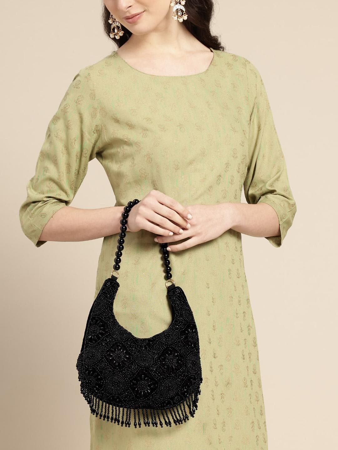 Anouk Embroidered Potli Clutch