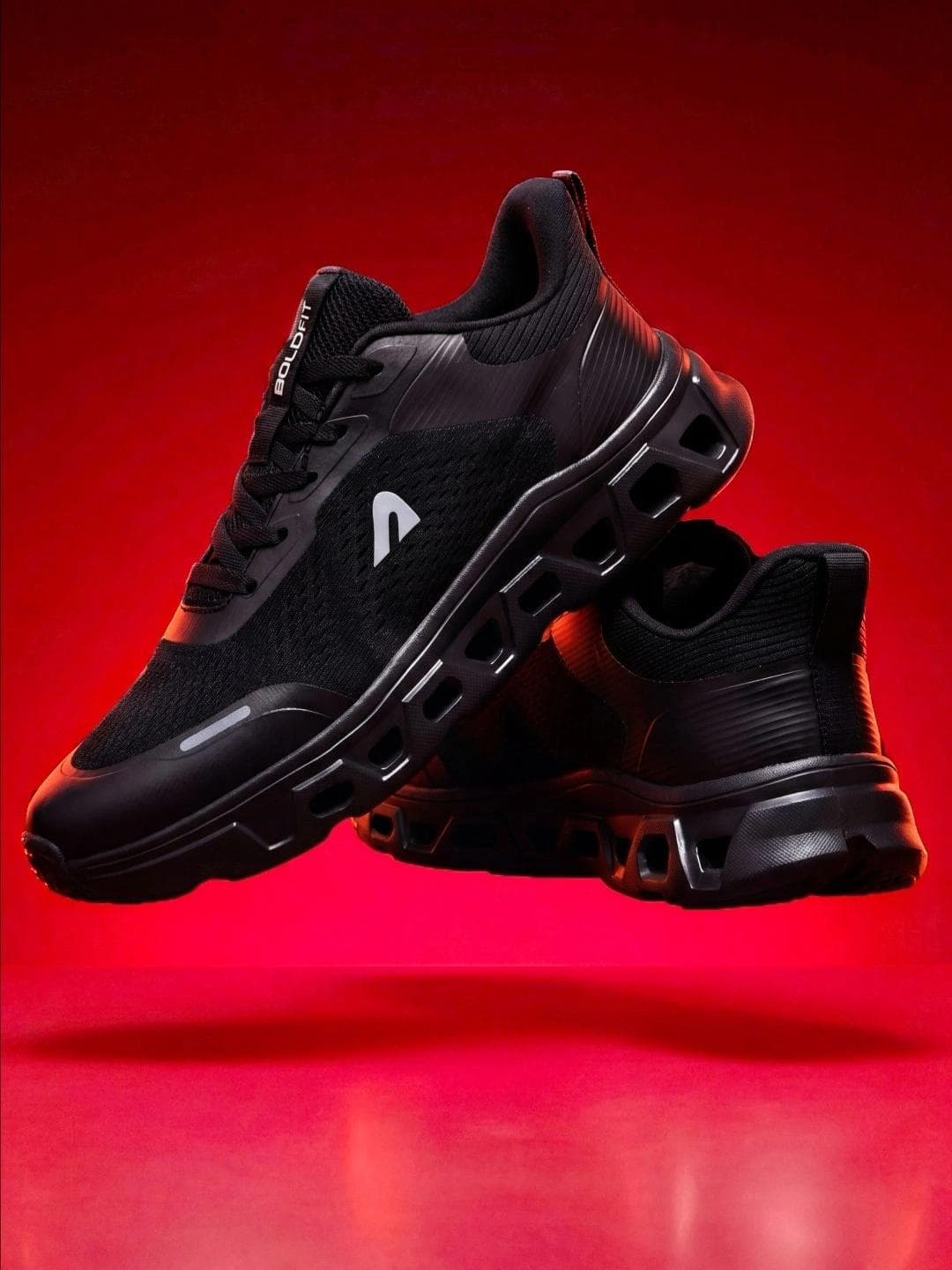 Buy BOLDFIT Men Black Airframe Running & Walking Sports Shoes - - Footwear for Men