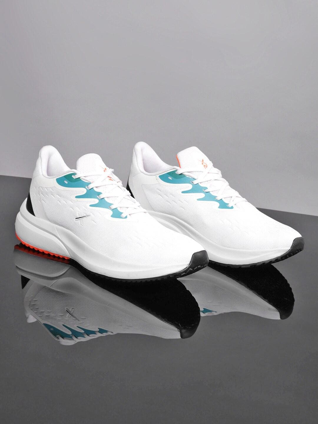 Buy HRX By Hrithik Roshan Men White & Sea Green Zoom Mesh Running Shoes - - Footwear for Men