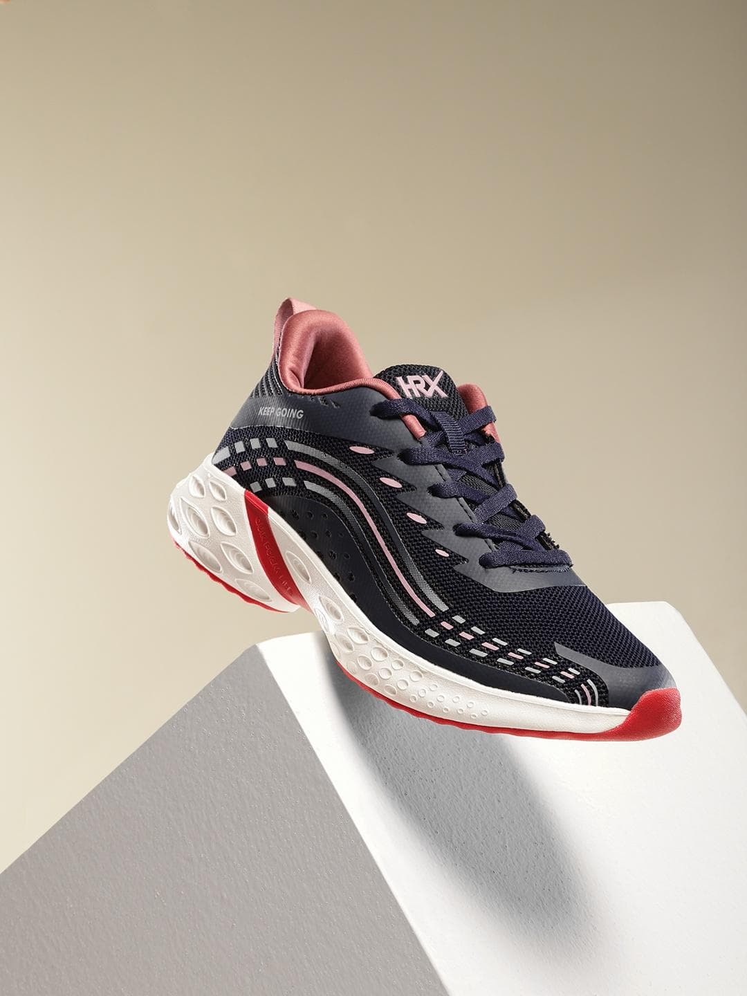 Buy HRX By Hrithik Roshan Women Woven Design Running Shoes - - Footwear for Women