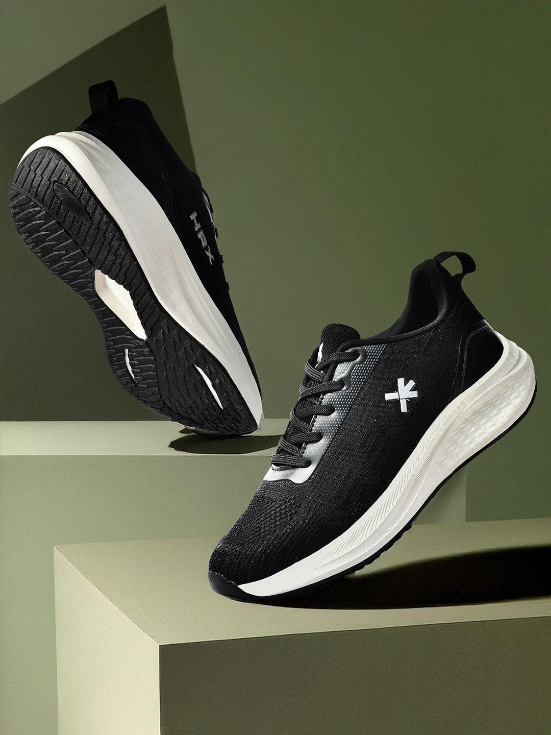 Buy HRX By Hrithik Roshan Men Textile Running Non Marking Shoes - - Footwear for Men