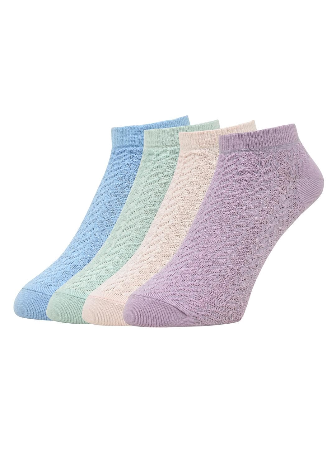 Buy DressBerry Women Pack Of 4 Cotton Ankle Length Socks - - Accessories for Women