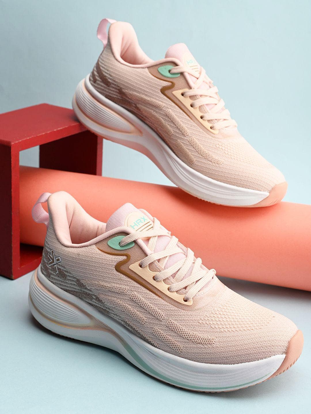 HRX by Hrithik Roshan Women Running Non-Marking Lace-Ups Sports Shoes