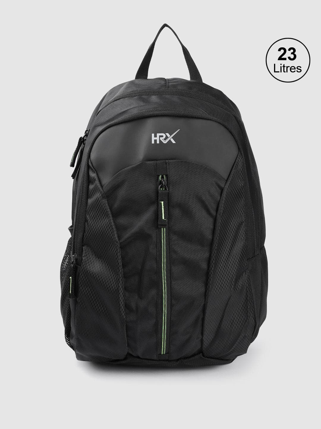 Buy HRX By Hrithik Roshan Unisex Black Solid Lifestyle Backpack 23L - - Accessories for Unisex