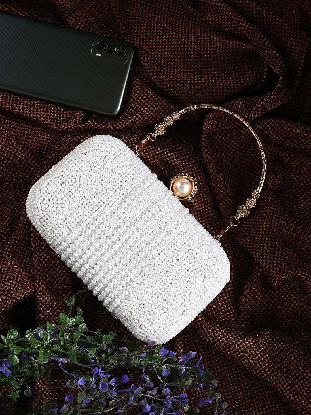 Buy DressBerry Embellished Box Clutch - - Accessories for Women