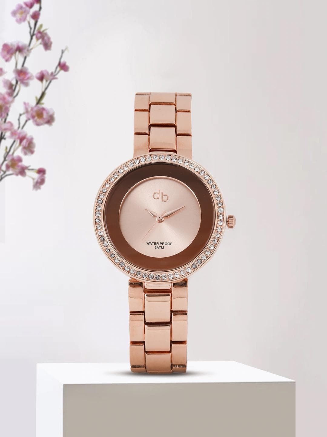 Buy DressBerry Women Rose Gold Toned Analogue Watch MFB PN WTH S5786 01 - - Accessories for Women