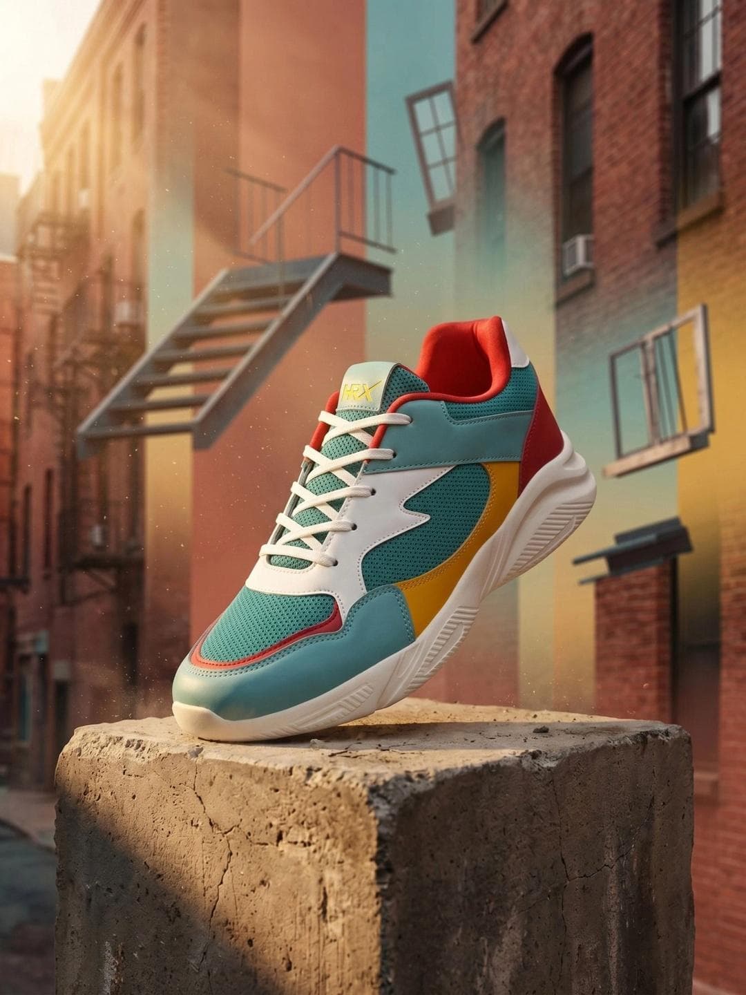 Buy HRX By Hrithik Roshan Unisex Colourblocked Running Non Marking Shoes - - Footwear for Unisex