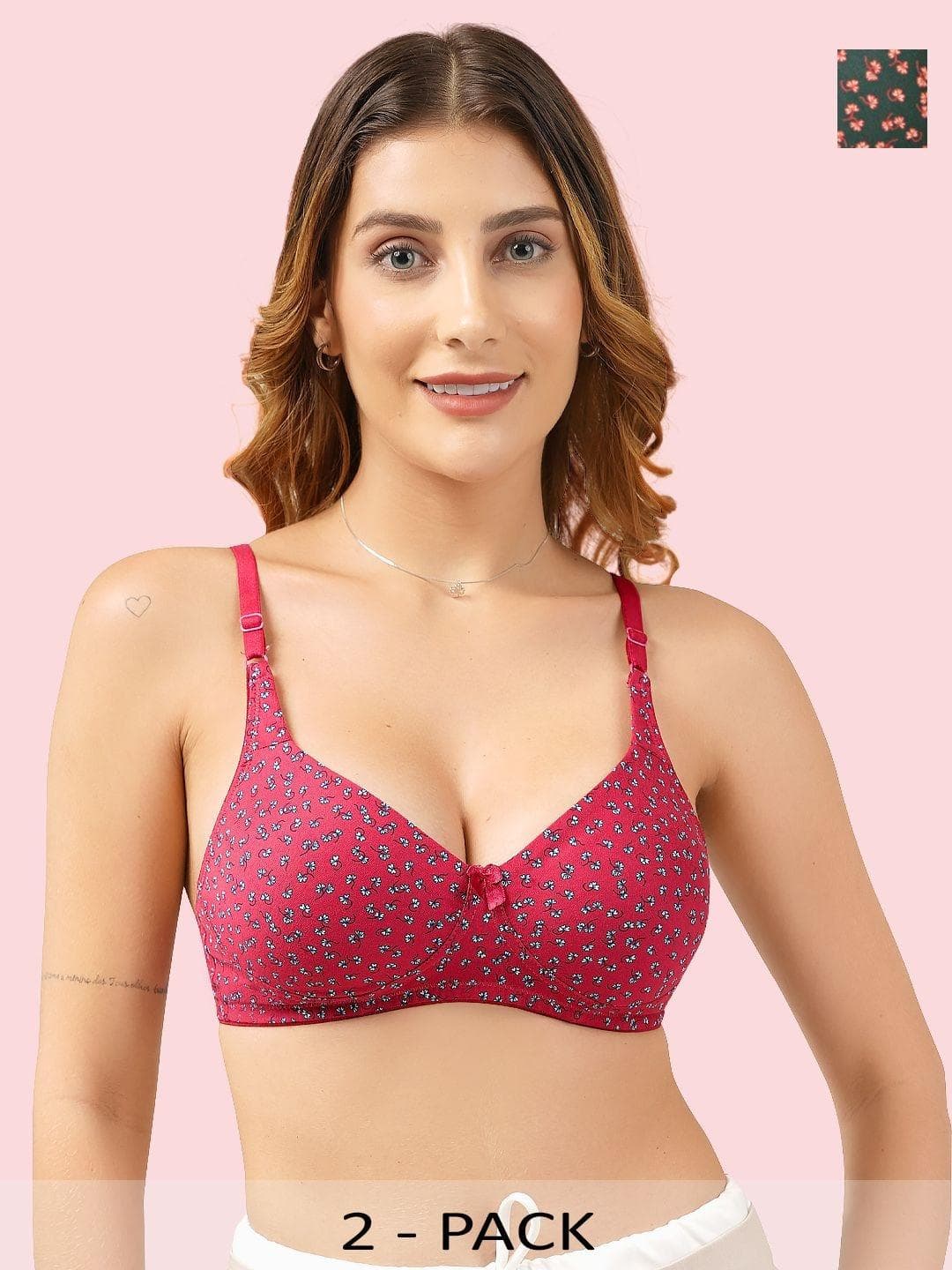 DressBerry Floral Bra Full Coverage