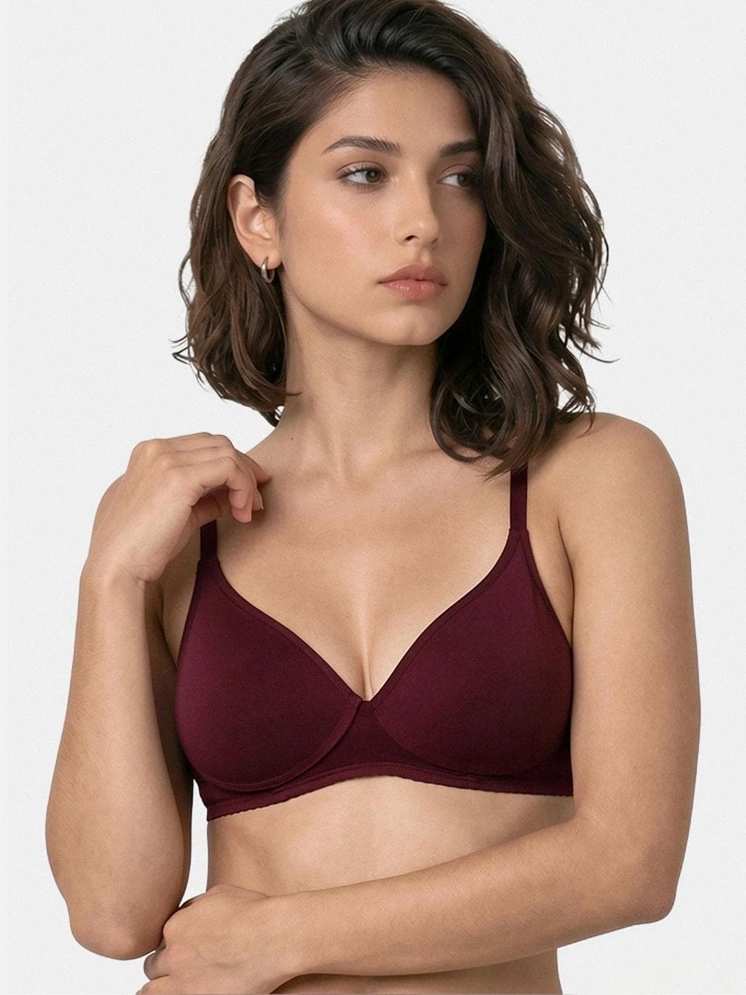 Enamor Perfect Coverage Supima Cotton T-Shirt Bra A039