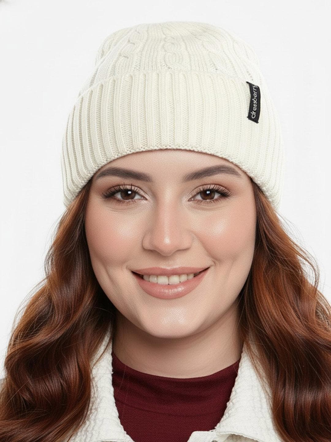 DressBerry Women Cable Knit Beanie