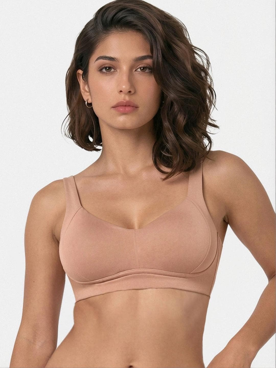 Enamor Women Bamboo Cotton Full Support Everyday T-Shirt Bra - A077