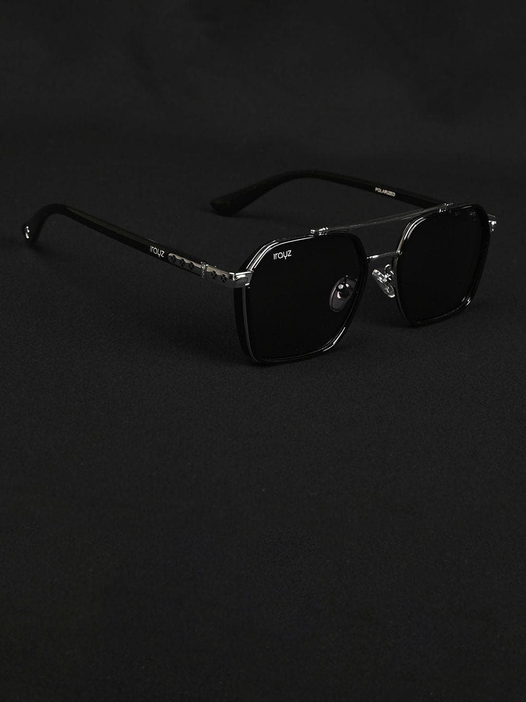 Irayz Men Square Sunglasses with Polarised and UV Protected Lens NK0039