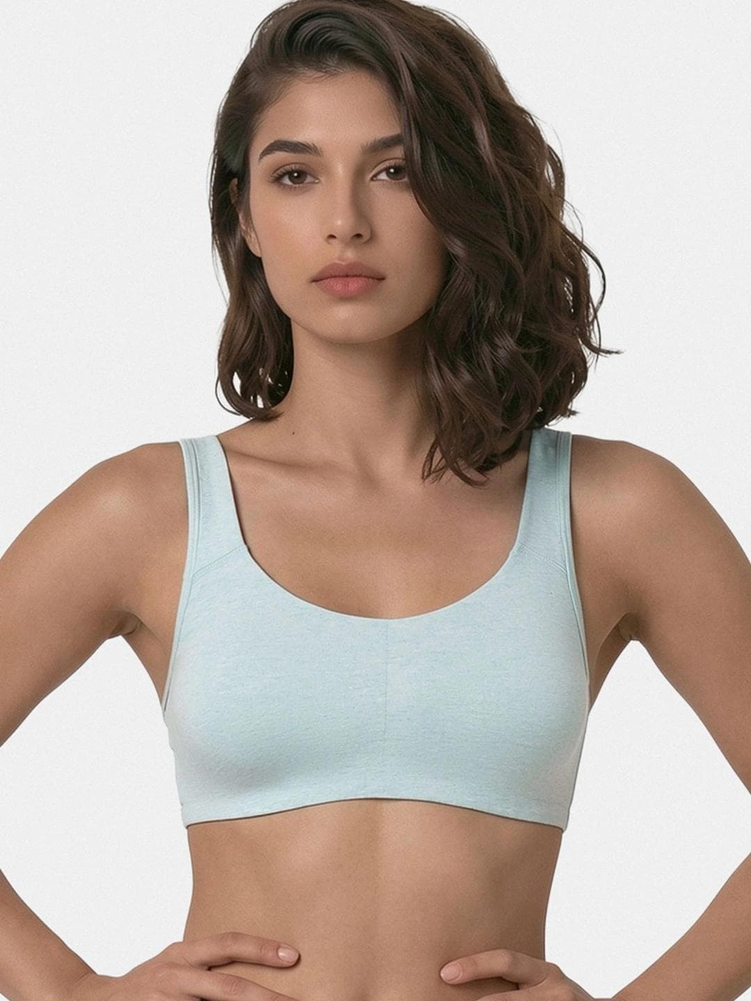 Buy Enamor Non Padded Wirefree & High Coverage Low Impact Sports Bra Sb06 - - Apparel for Women