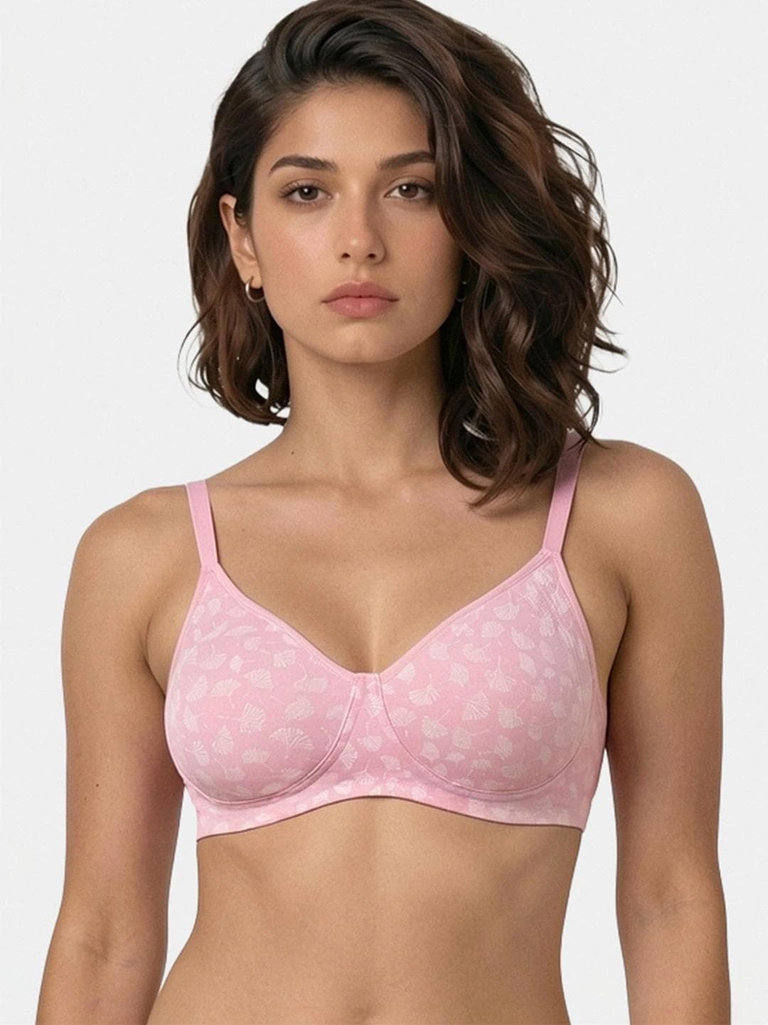 Buy Enamor Non Padded Wirefree High Coverage Stretch Cotton Everyday Bra A042 - - Apparel for Women