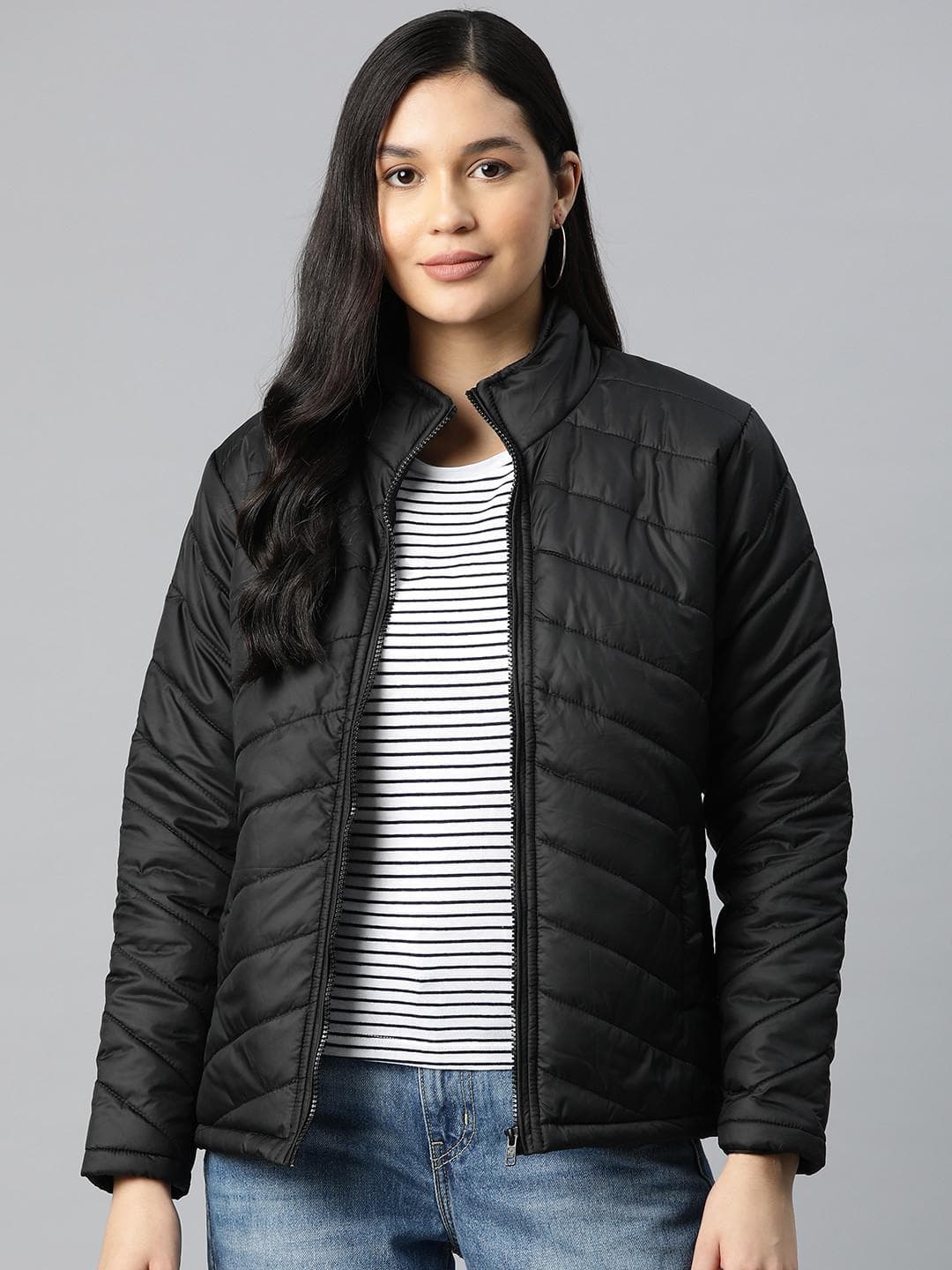 PINACOLADA Women Solid Padded Jacket