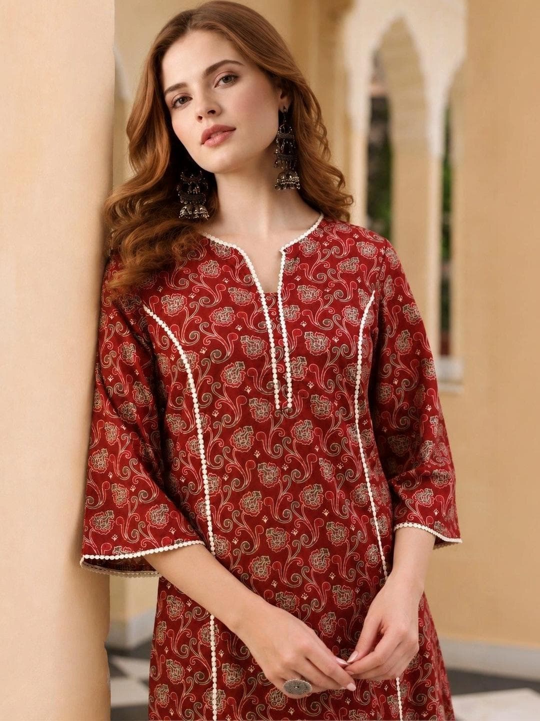 KKOUTFITS Women Ethnic Motifs Printed Indie Prints Kurta