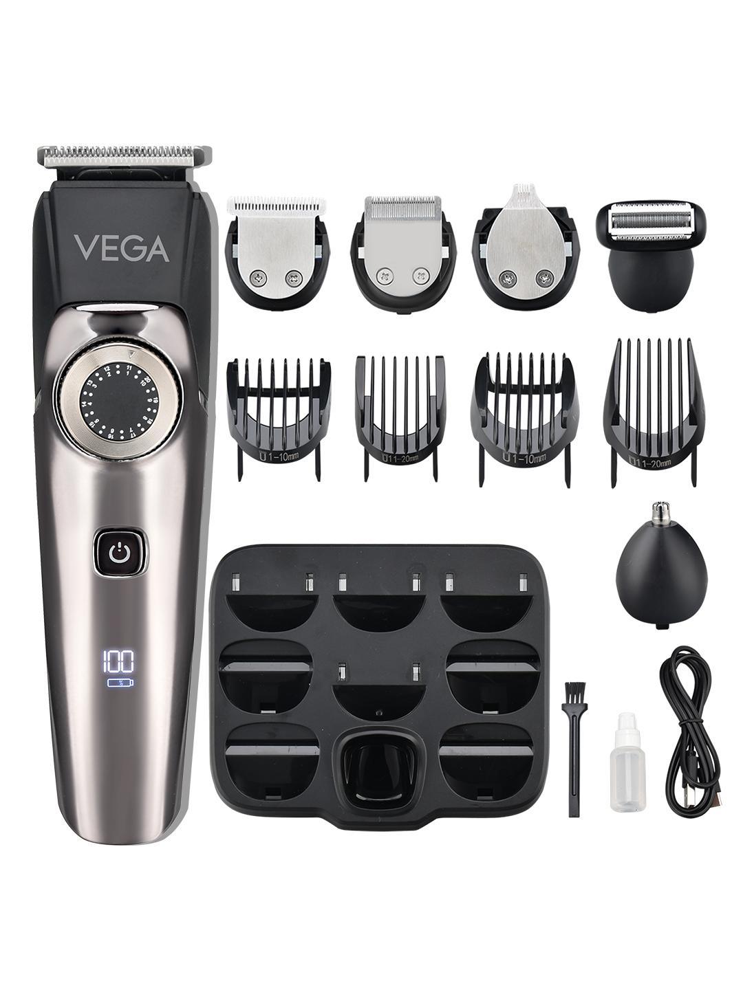 Buy VEGA Men VHTH 32 9 In 1 Pro Multi Grooming Trimmer Gunmetal Toned & Black - - Personal Care for Men